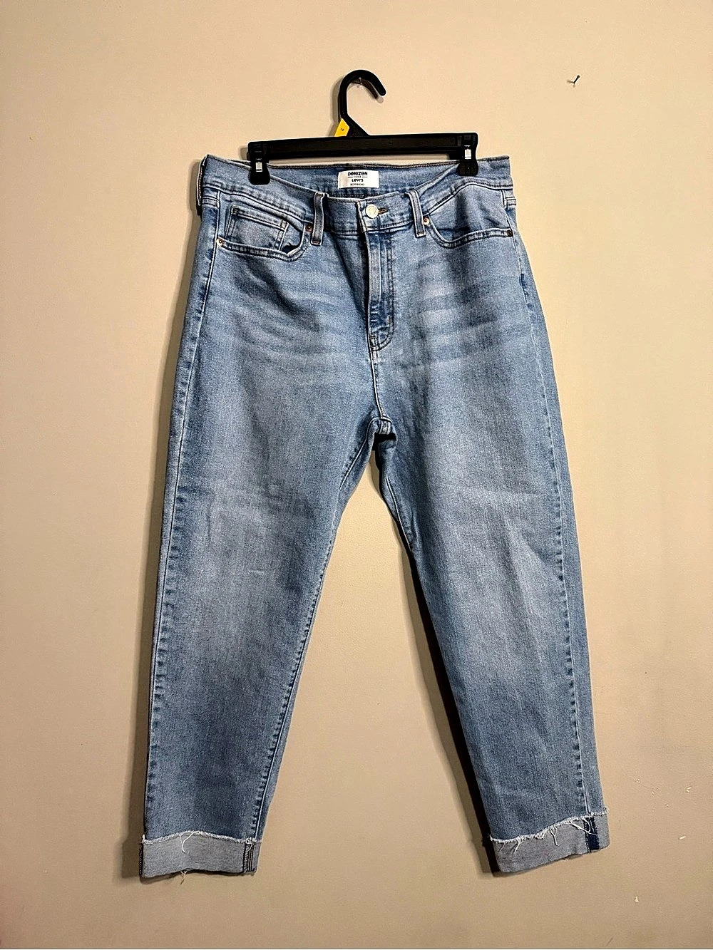 Levi's Denizen Boyfriend Jeans in Blue Waist 10